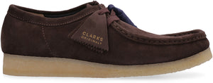 Scarpe stringate Wallabee in pelle scamosciata-1